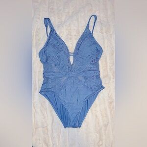 BECCA Swim Show & Tell One Plunge suit size L 12-14